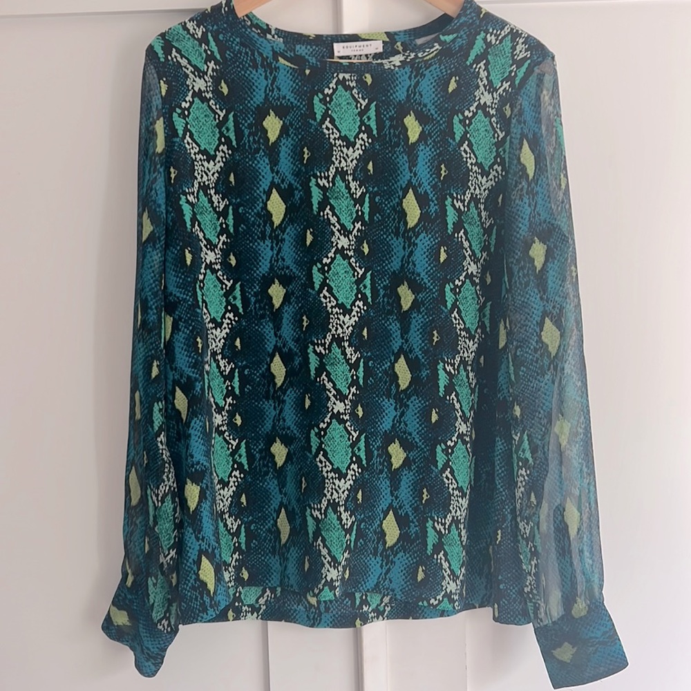 Silk Equipment Blouse